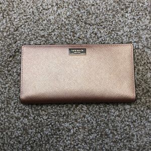 Kate Spade Rose Gold Wallet